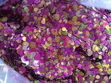 Пурпурно-розовое золото, 100 г, ультратонкие блестки, разные искусства, искусственные акриловые круглые Блестки для ногтей 09 2024 - купить недорого