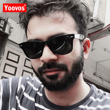 Yoovos-gafas De sol cuadradas polarizadas para hombre y mujer, lentes De sol cuadradas De estilo Vintage, De diseño De marca Retro, De uñas De arroz, 2021 2024 - compra barato