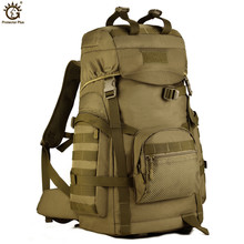 Вместительный мужской военный тактический рюкзак Molle 60 л для женщин и мужчин, водонепроницаемая сумка для кемпинга и походов, рюкзаки, рюкзаки, армейская сумка G120 2024 - купить недорого