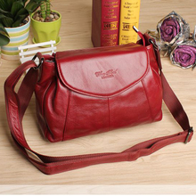 New arrival Hot fashion women messenger bags made by genuine leather high quality female shopping travel shoulder bags handbags 2024 - buy cheap