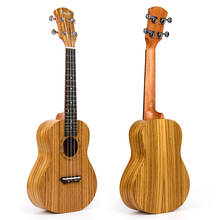 Kmise Concert Ukulele Ukelele Uke 4 String Hawaii Guitar Zebrawood 23 Inch 18 Frets Aquila String 2024 - buy cheap
