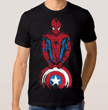 Spider-Man Art Men's  T-Shirt Homecoming Marvel Comics Tee Men Print Cotton O Neck Shirts 2024 - buy cheap