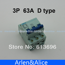 3P 63A D type 240V/415V  Circuit breaker MCB 3 POLES 2024 - buy cheap