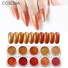 1pc Magic Mirror Nail Powder DIY Shining Chrome Pigment Gold Silver Nail Art Glitter Manicure Decoration Nail Accessories Tools 2024 - buy cheap