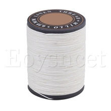 Craft Flax Waxed Linen Sewing Round Wax Cord String White 0.55mm Dia 2024 - buy cheap