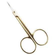 Slim Sharp  Makeup Eyebrow Scissors Stainless Steel Curved  Beauty Scissors Small Manicure Trimming  Scissors 2024 - buy cheap