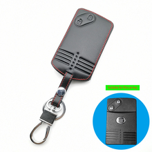 2 кнопки Автомобильный ключ карта кожаный чехол Fob чехол для Mazda 3 5 6 8 M8 CX-7 CX-9 2024 - купить недорого