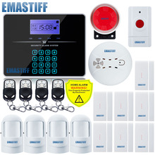 Touch Keypad G3B English LCD Wireless 433MHZ SMS GSM Home automation kit Burglar Security Detector Sensor Alarm System 2024 - buy cheap