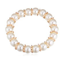 Top Quality 8 mm light natural freshwater pearl bracelet pulseras pulseira trendy bracelet for women gold bracelet pearl 2024 - buy cheap