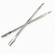 Blueness Cuticle Pusher Nail Art Cuticle Remover Cuticle Pushers Stainless Steel Nail tools File Spoon Remover For Healthy 2024 - buy cheap