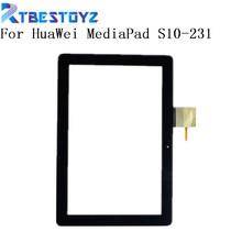 RTBESTOYZ-Panel digitalizador de pantalla de cristal táctil, Sensor de lente de cristal frontal para HuaWei MediaPad, S10-231, S10-231U, S10-231W, 10,1 2024 - compra barato