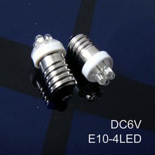 High quality 6v E10 led,E10 light,6.3v E10 led,E10 Instrument light,DC6V led E10,E10 6V,E10 led,E10 6.3V,free shipping 50pcs/lot 2024 - buy cheap