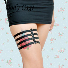 Body Cage 1pc Ligas Sexy Top Thigh Highs Garter Belt Short skirt decorative legs Bondage Lingerie Garter Belt Suspender Set 2024 - buy cheap
