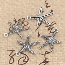 20pcs Charms Starfish 26x22mm Antique Silver Color Plated Pendants Making DIY Handmade Tibetan Silver Color Jewelry 2024 - buy cheap