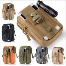 Bolsa militar masculina de nylon, bolsa de pendurar multifuncional para celular, pochete de lazer à prova d'água 2024 - compre barato