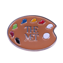 Van Gogh pin paint palette brooch creative watercolor artist collection 2024 - buy cheap