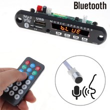 Bluetooth Mp3 плеер, FM радио, беспроводной аудиоресивер, 5 В, 12 В, TF, USB, 3,5 мм, AUX, автомобильный аудио комплект для модификации динамиков 2024 - купить недорого