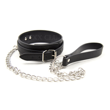 Puppy play PU Leather SM products accessories Fetish Bondage collar And Leash Erotic Neck Sex Toys For women Couple Sex Products 2024 - buy cheap