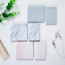 1PC(75 sheets)The Color of Marble Notepad Self Adhesive Memo Pad Sticky Notes Bookmark School Office Supply 2022 - buy cheap