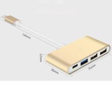 Адаптер UBS 3,1 Type-C на USB 3,0 для USB 2,0, высокоскоростной адаптер для кабеля OTG для нового MacBook Chromebook Pixel 2 2024 - купить недорого