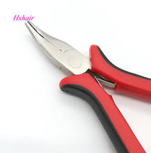 Freeshipping - 100pcs No.6 Hair Extension Pliers / Curving Head with Teeth / Hair Extension Tools 2024 - купить недорого