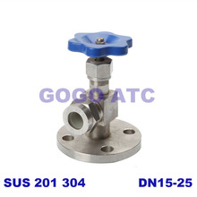 304 stainless steel DN15-DN25 flangecock scale plate level gauge valve water level gauge copy valve JX29W/X49W-16P Ball valve 2024 - buy cheap