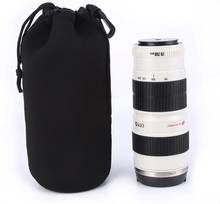 NEW Camera Neoprene DSLR Lens Soft Pouch Protector Case Bag Lens Soft Carry Pouch Case Bag  For Canon Nikon Sony S M L XL 4PCS 2024 - buy cheap