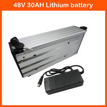 Free customs tax 1200W 48V Rear Rack Battery 48V 30AH Ebike battery Use NCR18650GA 3500mah cell 30A BMS 54.6V 2A charger 2024 - buy cheap