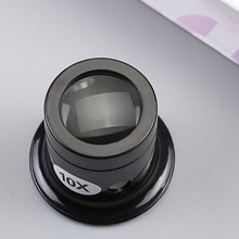 Портативная Оптическая лупа, 10X монокуляр, увеличительное стекло, стеклянная лупа, ювелирный инструмент, лупа для глаз 1 шт. 2024 - купить недорого