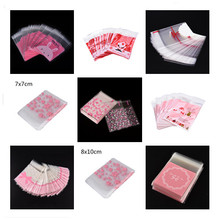 100pcs/set Cute Dots Plastic Pack Candy Cookie Soap Packaging Bags Cupcake Wrapper Self Adhesive Sample Gift Bag  Christmas 2024 - buy cheap