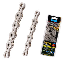 Original X11SL-NP 2.0 KMC 11 Speed Chain Silver for Trekking 116 Links Super Light Nickel Plated Road MTB Bicycle 11S KMC Chain 2024 - buy cheap