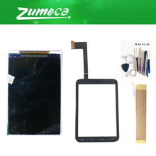 3.2 Inch For HTC Wildfire S A510e G13 LCD Display Touch Screen Digitizer Touch Panel Lens Glass Black Color With Kits 2024 - buy cheap