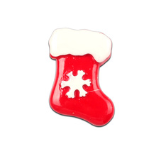 10pcs 25x20mm Resin Christmas Sock Style Decoration Crafts Flatback Cabochon Embellishments For Scrapbooking DIY Accessories 2024 - buy cheap