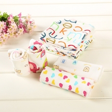 6Pcs Baby Cartoon Towels Handkerchief Bathing Feeding Face Washcloth Wipe Cloth 2024 - buy cheap
