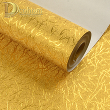 High Quality Plaid Textured Striped Gold Foil Wallpaper Living room Restaurant Luxury Wall Decor Waterproof Embossed Wall paper 2024 - buy cheap