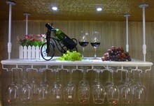 70*22CM Fashion Bar Red Wine Goblet Glass Hanger Holder Hanging Rack Shelf wall wine rack cup holder 2024 - buy cheap