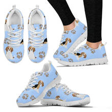 INSTANTARTS Beagle Print Running Shoes for Women Cute Dog Sneakers Light Mesh Sports Shoes Breathable Female Outdoor Flat Shoes 2024 - buy cheap
