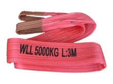 5TX3M--12M 6:1 High tensile Eye-eye flat webbing sling endless industrial lifting sling polyester fiber strap 2024 - buy cheap