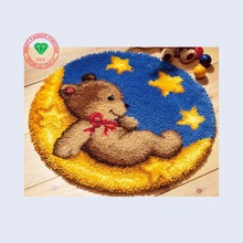 Cartoon Bear DIY Needlework cross stitch thread embroidery kits Carpet embroidery Latch hook rug kits rugs carpets Crochet hook 2024 - buy cheap