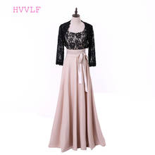 Champagne Mother Of The Bride Dresses A-line Chiffon Lace With Jacket Mother Dresses Long Evening Dresses For Weddings 2024 - buy cheap