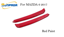 SUNFADA Cromo/Pintura frente parrilla cubierta ajuste moldeado para MAZDA 6 ATENZA 2013, 2014, 2015, 2016, 2017 Exterior accesorios 2024 - compra barato