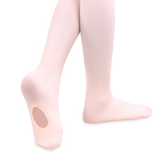 New Arrival Professional Kids Children Girls Soft Microfiber Convertible Ballet Dance Tights 2024 - buy cheap