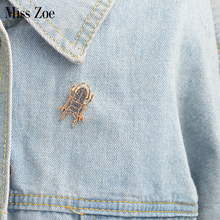 Женская Брошь в виде животного, джинсовая брошь для куртки 2024 - купить недорого