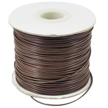 Pandahall Waxed Polyester Cord,  Bead Cord,  Camel,  0.8mm; about 185yards/roll 2024 - buy cheap