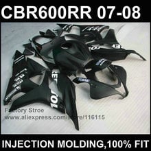 Peças pretas para motocicleta com moldagem por injeção., para honda cbr 600 rr, carenagens 2007, 2008 oem cbr600rr 07 08. 2024 - compre barato