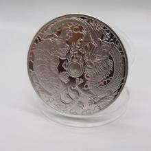 Dragon Battle Tiger Silver Plated Coin 2018 Australia ELIZABETH II Commemorative Coins 2024 - buy cheap