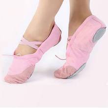 2020 Hot Child Ballet Pointe Dance Shoes Girls Professional Ballet Dance Shoes With Ribbons Shoes Woman Soft Dance Shoes Girls 2024 - buy cheap