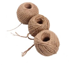 Natural 1-3mm Useful Burlap Hessian Jute Twine Cord Hemp Rope String Gift Packing Strings Event & Party Supplies Wedding Decor 2024 - buy cheap