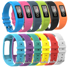 Pulseira de silicone para garmin vivofit 2 /1, pulseira substituição para monitoramento de atividade física, relógio inteligente esportivo 12 cores 2024 - compre barato