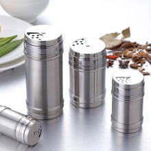 Spice Jar Kitchen Gadgets 1Pcs Seasoning Can  Spice Pepper Shaker Rotating Cover Multi-purpose Salt Sugar Bottle Stainless Steel 2024 - buy cheap